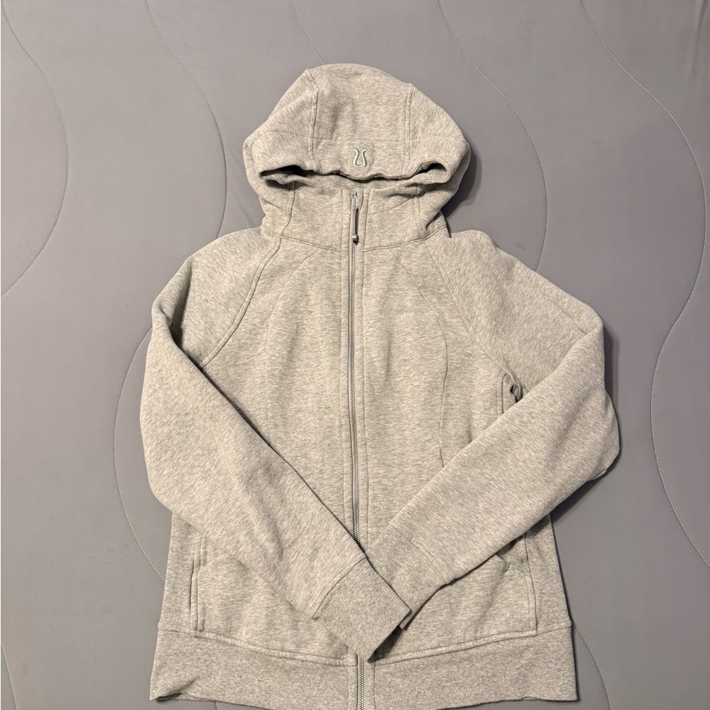 lululemon Scuba Hoodie III - Heathered Light Grey